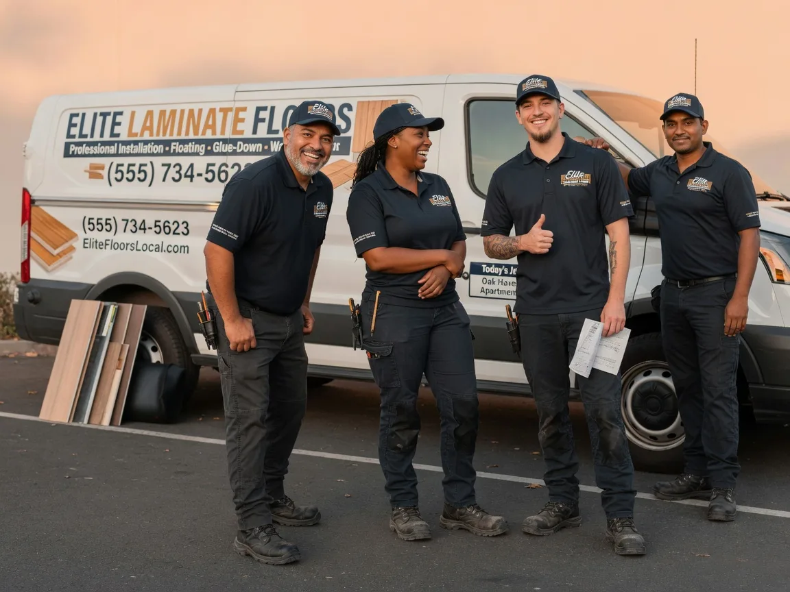 Laminate flooring installation company in Brownell, KS